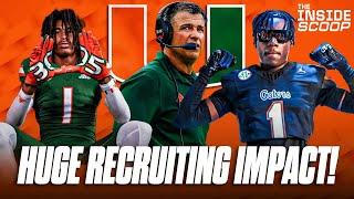 100s of Recruits WATCHED Miami Hurricanes SMASH Florida Gators  Whats The Fallout??