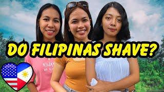 Do Filipina Province Girls Shave? Street Interviews