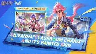 Silvanna New Skin Classroom Charm   Youth Fair  Mobile Legends Bang Bang