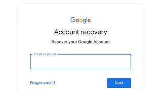 Google Gmail YouTube Account Recovery - Reset Password