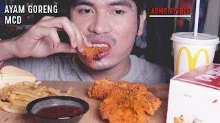 ASMR  AYAM GORENG SPICY MCD MALAYSIA EATING SOUND
