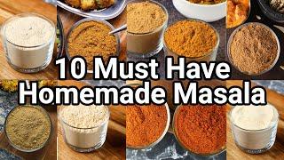 10 Must Have Homemade Spice Masala For Any Indian Recipe  Simple & Easy Indian Masala Spice Mix