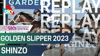Shinzo wins the 2023 Golden Slipper at Rosehill