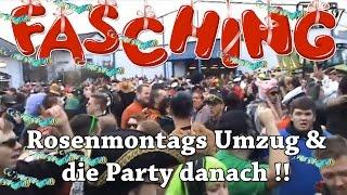 Rosenmontags Faschings Party in Rheinstetten Neuburgweier  GinoWildTV UNTERWEGS