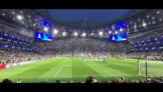 Build up to the Tottenham Hotspur  v Marseille Champions League Match Day 1.