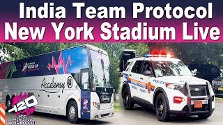 Indian Cricket Team Reached Stadium  Live from New York