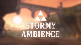 Lake Hylia  Twilight Princess  Stormy Ambience 10 Hours