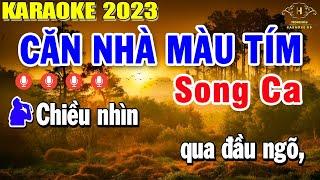 Căn Nhà Màu Tím Karaoke Song Ca Nhạc Sống  Style Rumba Pro TH 3  Trọng Hiếu