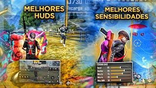 TOP 3 MELHORES Huds de 2 Dedos da ATUALIDADE para Parecer Emulador Jogando Free Fire