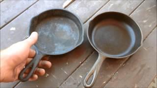 Electrolysis vs Vinegar bath Part 2 - Cleaning Cast iron