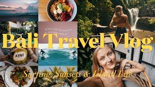 BALI TRAVEL VLOG - Dream Trip - Canggu Surfing - Ubud Waterfalls - Uluwatu Sunsets - Island Life