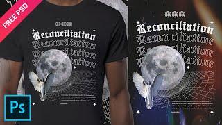 Reconciliation Aesthetic Streetwear Design - Tutorial Photoshop CC 2022