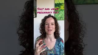 Salt and Urine Pregnancy Test is it accurate? #shorts