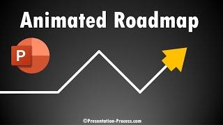 Leading Arrow Roadmap Animation in PowerPoint
