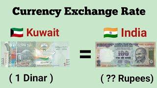 Kuwait Dinar ka rate kitna hai Indian Rupee Mein  kuwait Dinar to Indian Rupees  Dinar to rupees