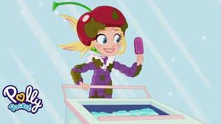 Polly Pocket Episódio completo 4  Gelo gelo Polly  Polly Pocket Rainbow Funland Adventures