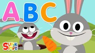 ABC Hop  Hop Along Alphabet Songs For Kids  Super Simple Songs