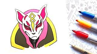 How to Draw Drift or Deriva of Fortnite Game