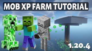 MINECRAFT -  MOB XP FARM TUTORIAL 1.20.4