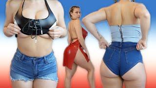 @FashionNova Festival Outfits Try On Haul Booty Shorts Crop Tops & Dresses