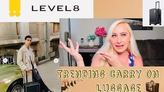 Trending Carry On Luggage Level 8  unbox with me Discount Code inside #luggage