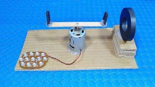 How To Make Free Energy Generator With Magnet And DC Motor  Simple Tips