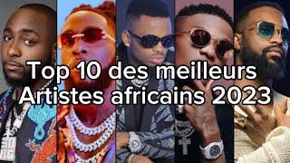 Top 10 des meilleurs artistes africains 2023