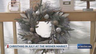 Christmas in July at the Wisner Market