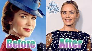 Mary Poppins Returns 2018 movie then and now 2021