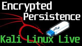 Kali Linux - Encrypted Persistence Live USB