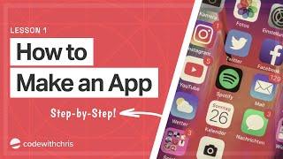 How to Make an App for Beginners 2020 - Lesson 1