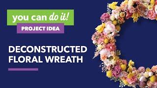 Deconstructed Floral Wreath