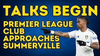 SUMMERVILLE TALKS BEGIN - Premier League Club Open Up Leeds United Winger Talks