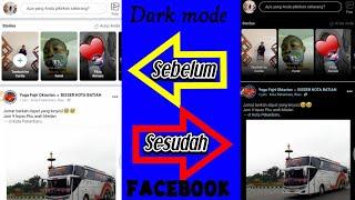 Cara Mengubah Tampilan Facebook Menjadi Darkmode.