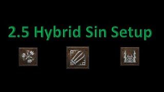 D2R PvP 65 FCR Hybrid Sin Setup