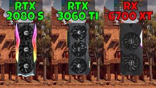 RTX 2080 Super vs RTX 3060 Ti vs RX 6700 XT Benchmark in 10 Games at 1080p 2024