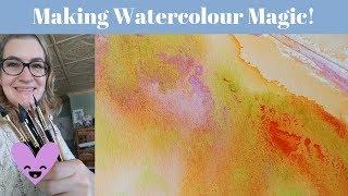 Make Watercolor Magic with just 2 colors Watercolor Play with Angela Fehr