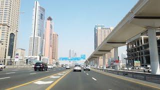 Dubai 4K Palm Jumeirah- Driving Downtown