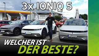 Hyundai IONIQ 5 drei Varianten im großen Vergleich  Reichweite & Aufladen