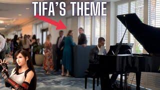 I played Tifas Theme on piano at a wedding