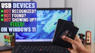 Windows 11 How To Fix USB Device Not Recognized Not Showing Up