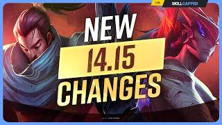 ALL NEW PATCH 14.15 CHANGES - League of Legends