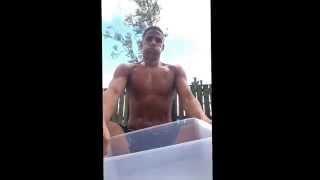 Curtis Davies takes on the ALS Ice Bucket Challenge