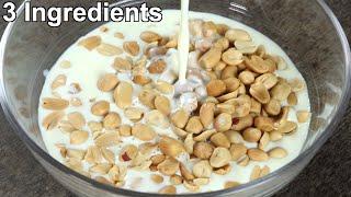 Do you have Milk Sugar and Peanut at home? Make this delicious Dessert