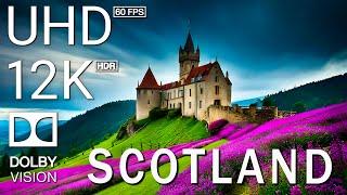 SCOTLAND - 12K Scenic Relaxation Film With Inspiring Cinematic Music - 12K 60fps Video Ultra HD