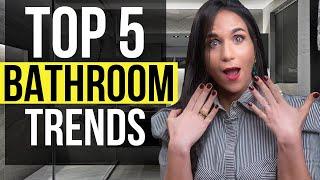 Top 5 Bathroom INTERIOR DESIGN Trends and Ideas Tips for Home Decor