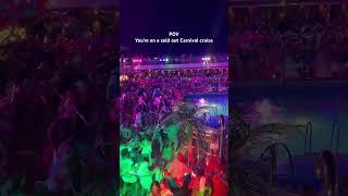 Carnival knows how to PARTY  #cruise #shorts #party