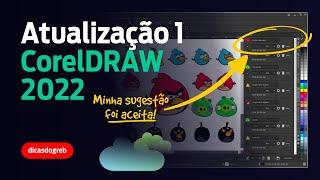 Tem uma Sugestão Minha na Atualização 1 do CorelDRAW 2022