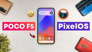 Poco F5 - PixelOS Android 14 New Update Review