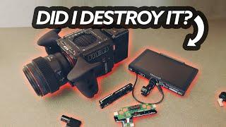 DRILLING my RED V-Raptor X. Did I destroy a $30k camera???